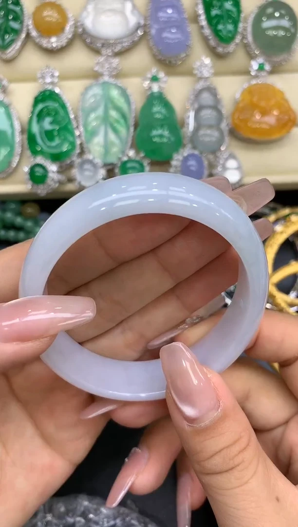 未镶嵌手镯翡翠235-中国好珍宝