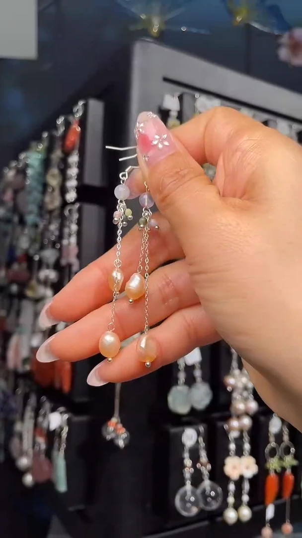 银S925镶嵌耳饰紫晶依**故 依然如故