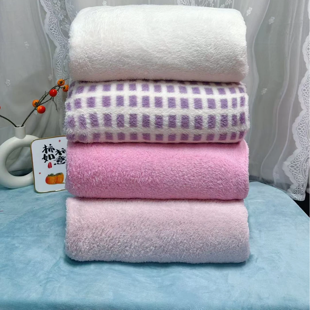 秋冬新款加绒北极绒加厚.双面绒毛毯柔软【颜色花型随机发不挑】