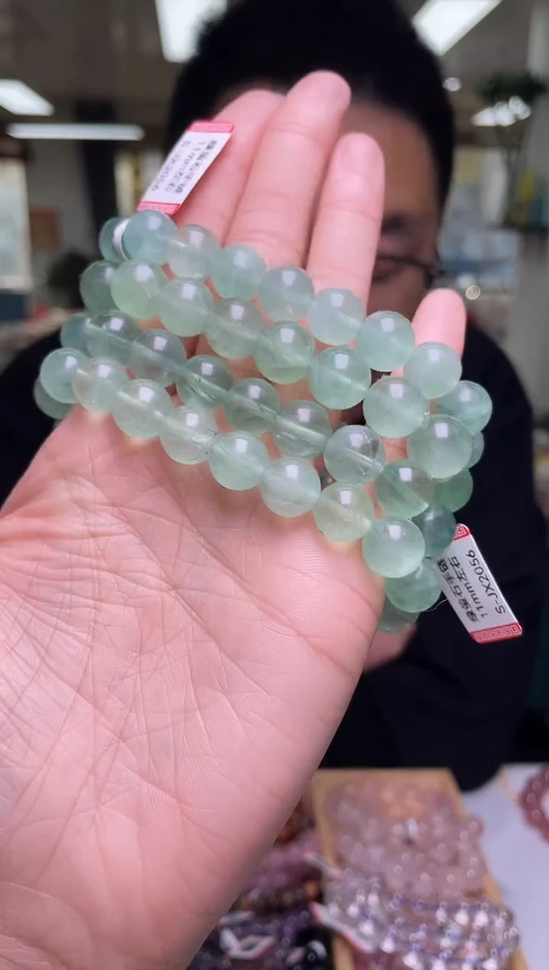 未镶嵌手链萤石11±/x-477【多样性发一件