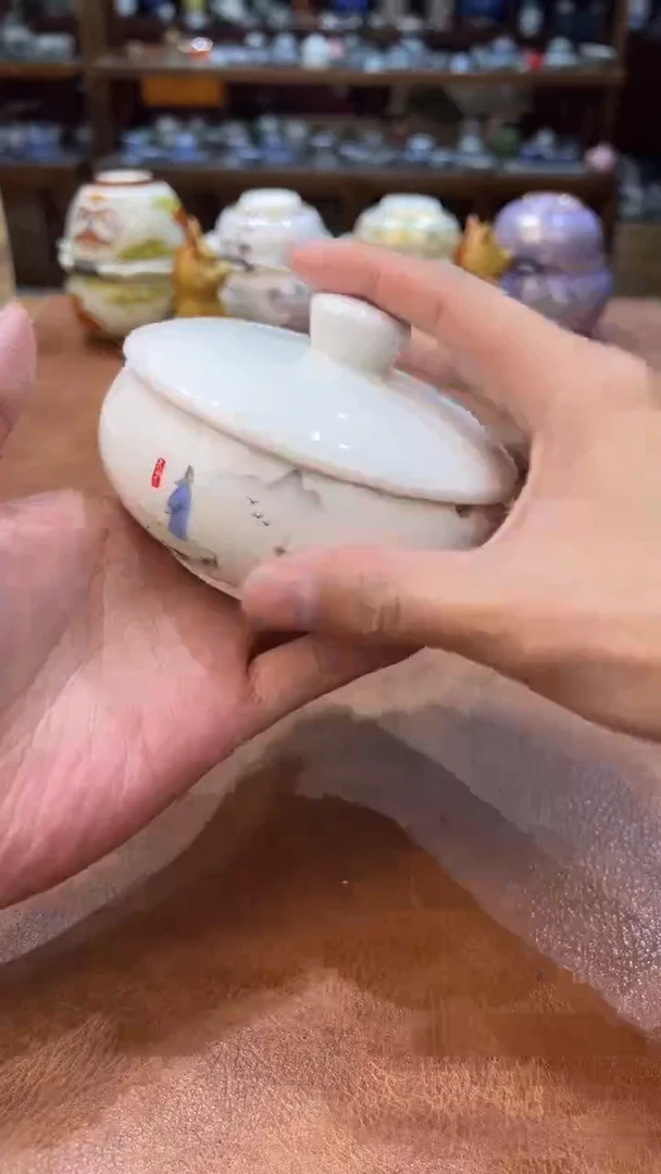 真的很便宜会开片的旅行茶具