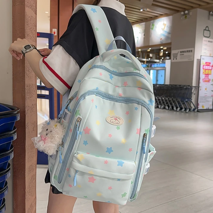 初中生书包高中小学生三到六年级大容量女孩背包轻便高颜值双肩包