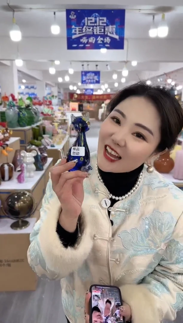 【闪购商品】琉璃椿新花器J-2晚