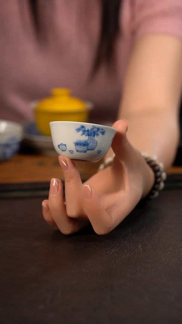 聚澜堂清供小鸡缸杯