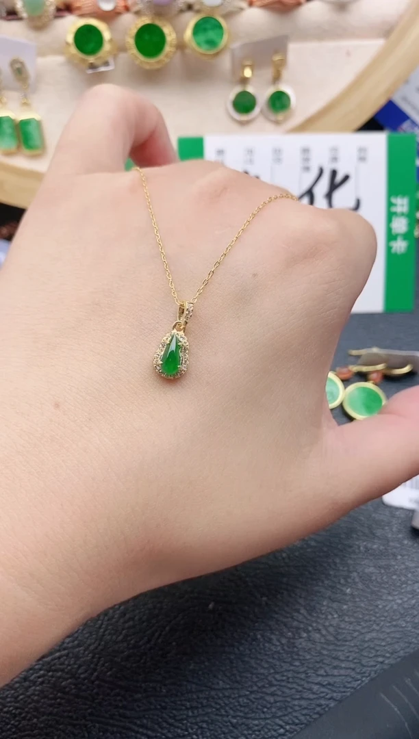 翡翠戒指银S925镶嵌111111