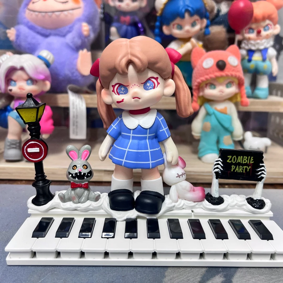 纯手工DIY精美潮玩汽车停车号码牌泡泡马特摆件挪车号码牌