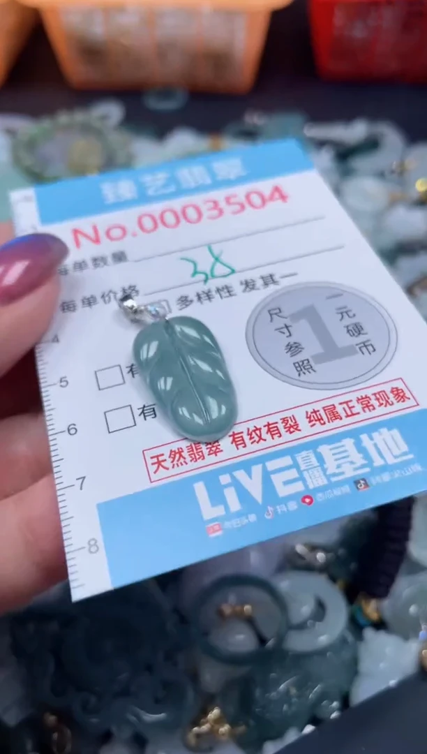 颈饰未镶嵌翡翠3504