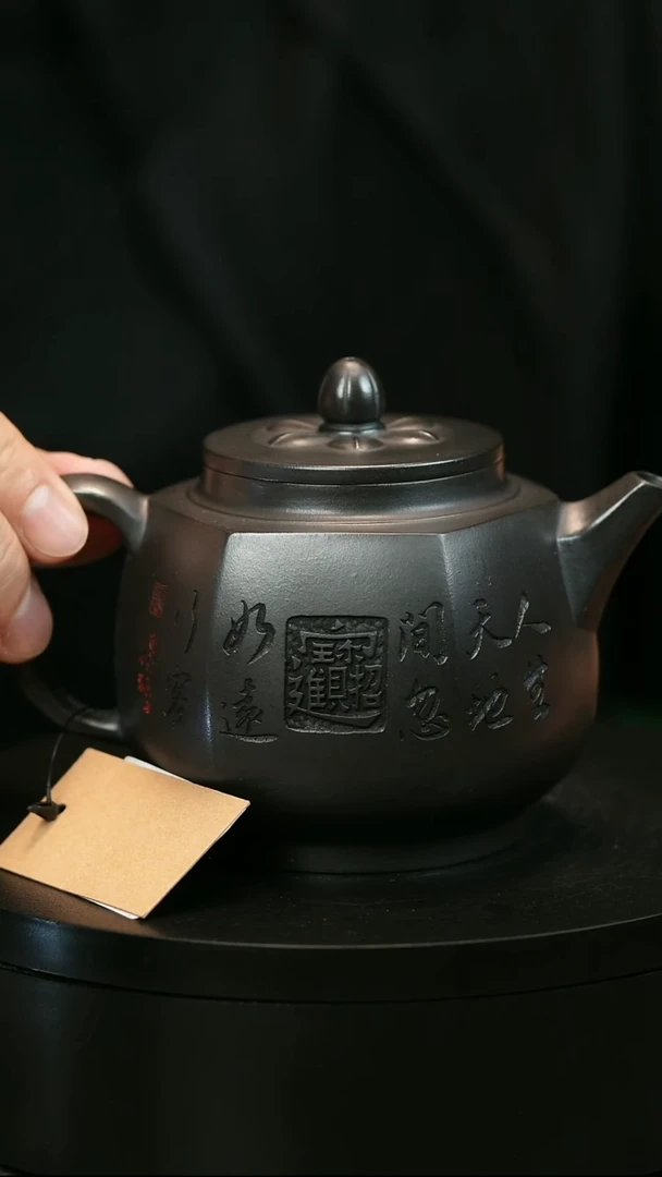 茶壶紫砂H**HH2191李小琴鲤鱼六方宫灯