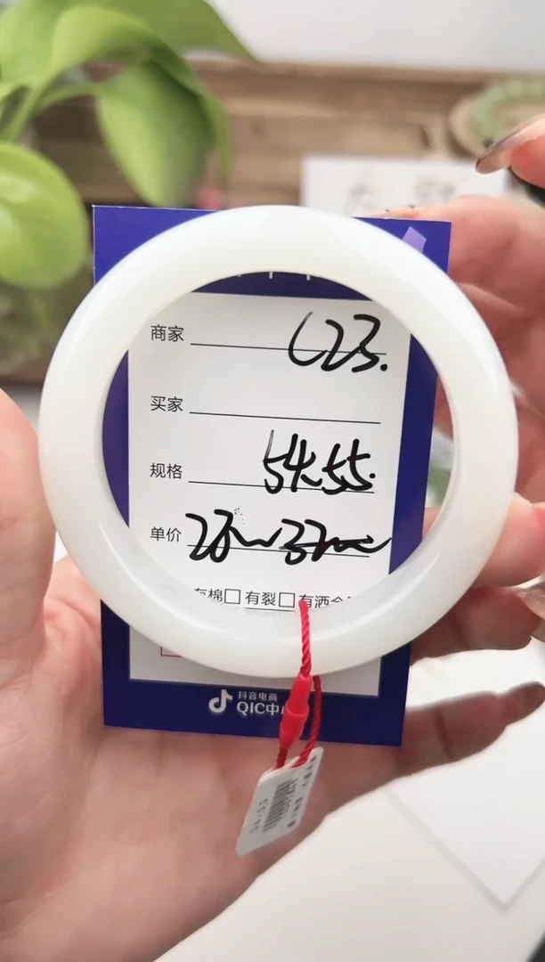 未镶嵌手镯和田玉微色差C23