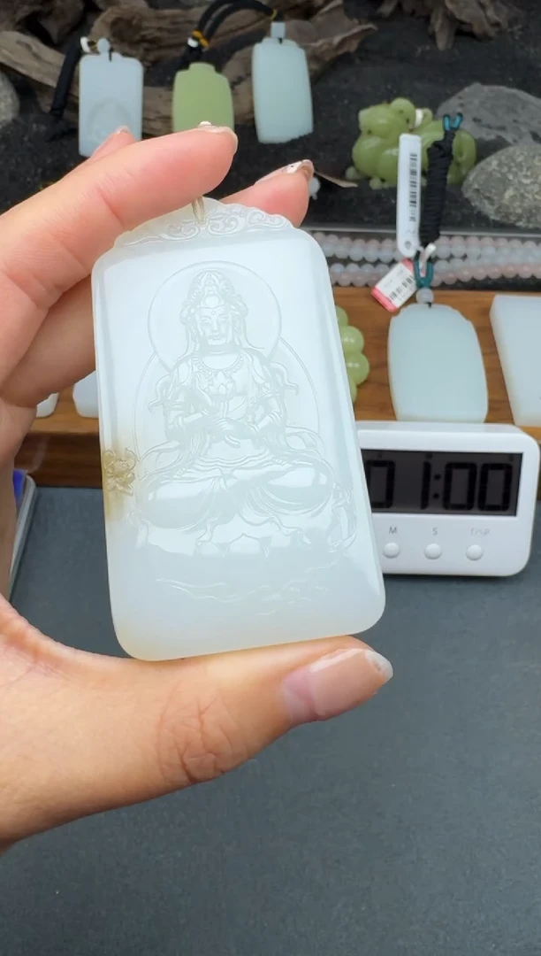 颈饰未镶嵌和田玉3