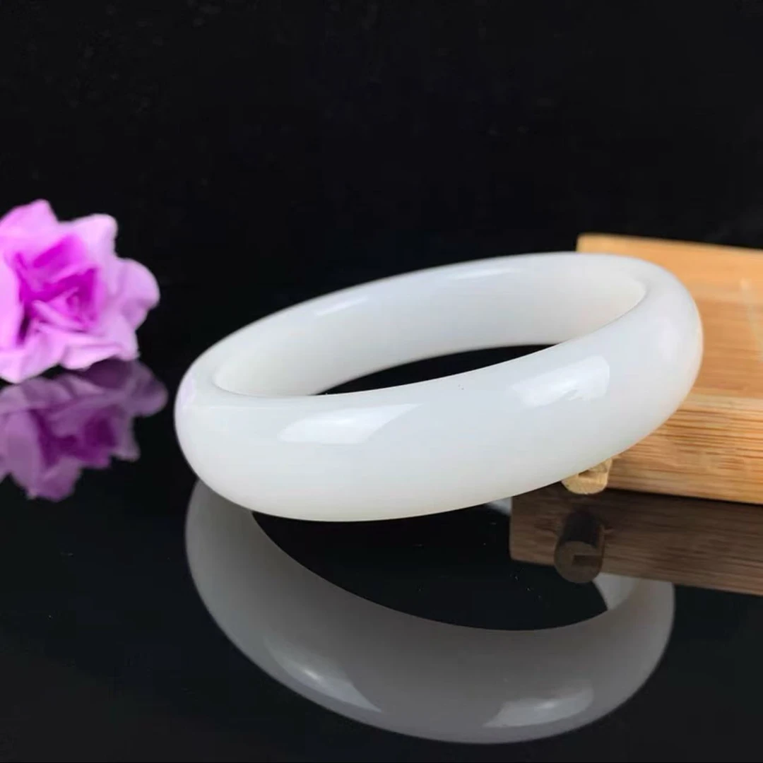 肠总甄选和田玉手镯-20808