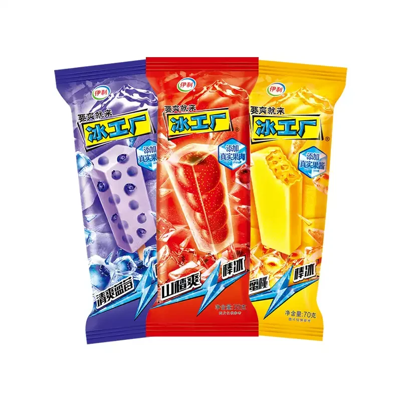 【5 支】冰工厂清爽蓝莓70g 冰片蜜桃 山楂爽口味