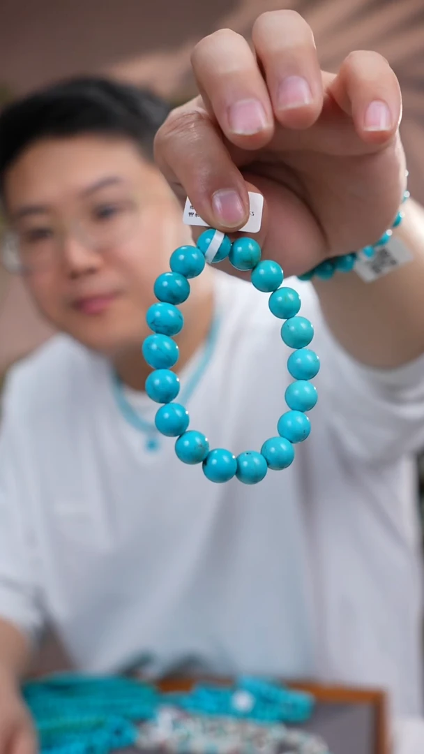 未镶嵌绿松石手串1