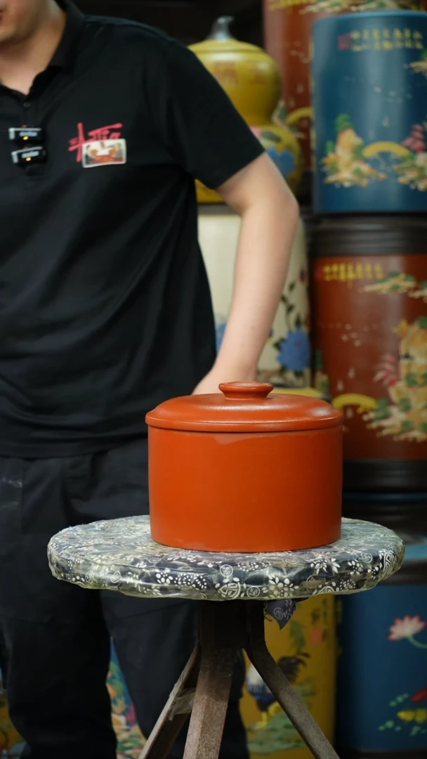 宜兴原矿紫砂茶叶罐