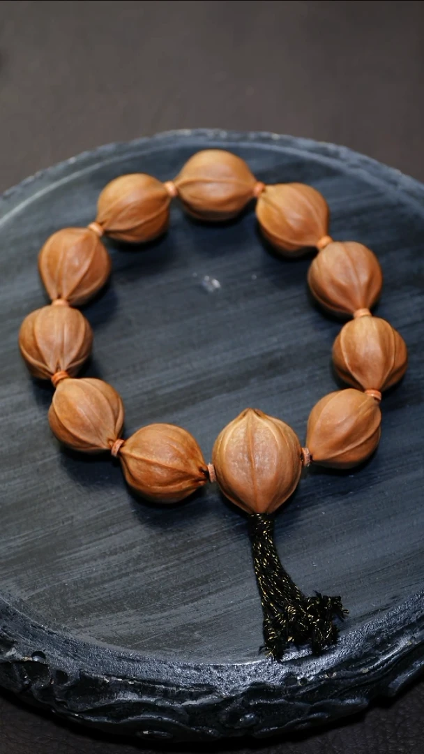 手串/手链橄榄核足****兔2.1*2.6原桩老料梅林铁核正四花+2.5三通