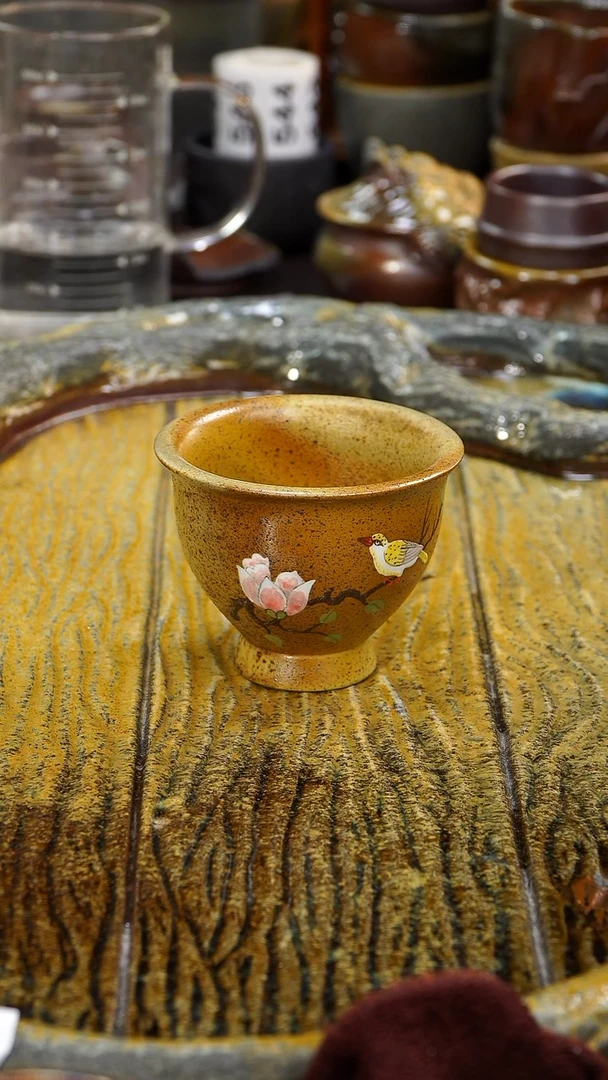 茶壶紫砂零化工釉，天然灰落