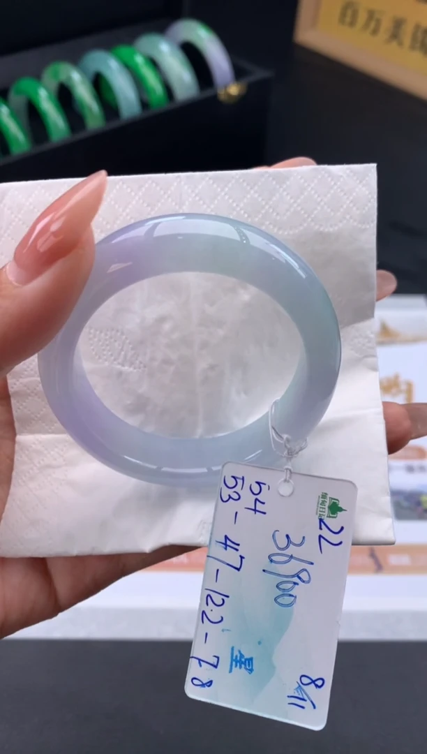 未镶嵌手镯翡翠翡翠自带#送人#，假一赔三