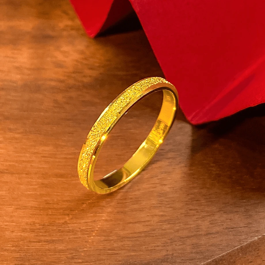 足金999三生三世满天星戒指情侣对戒水贝黄金首饰按克卖多退少补