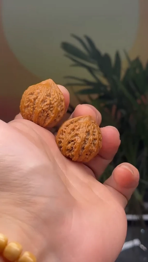 【闪购商品】文玩核桃吊坠小秋子一对（小手捻）