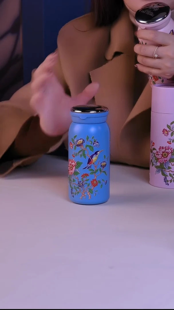 每天早上六点（雀鸟保温杯蓝）