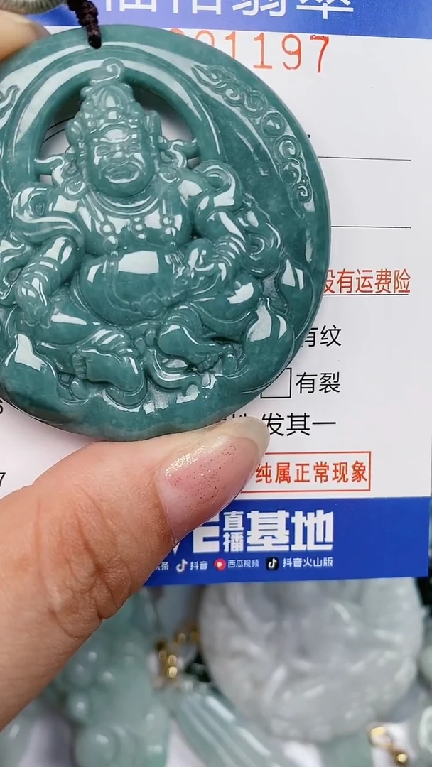 翡翠未镶嵌颈饰...0001197