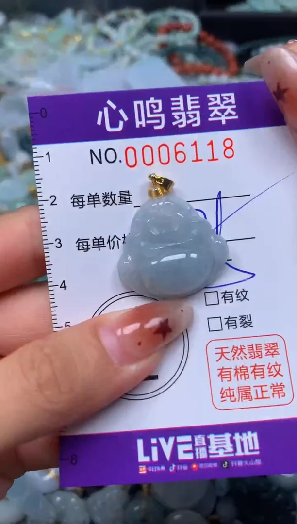 翡翠未镶嵌颈饰闪购006118
