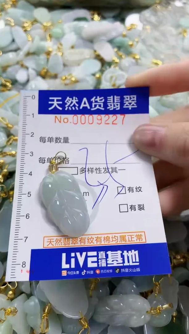 颈饰未镶嵌翡翠天然A货翡翠