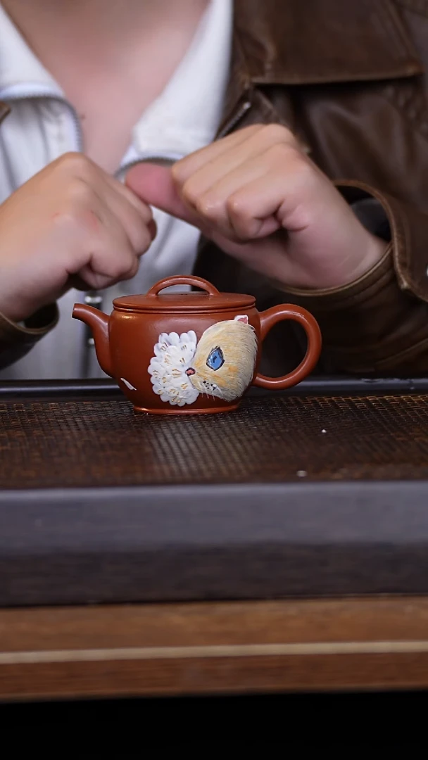 茶壶紫砂宜兴手工原矿紫砂壶001