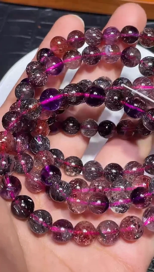 未镶嵌手链水晶超七单圈A8（多样性发其一)