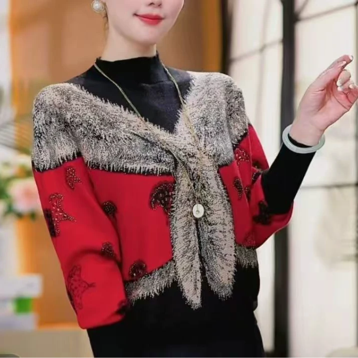 手工布料阳离子定位花  银杏暖绒  自发热做打底衫连衣裙面料