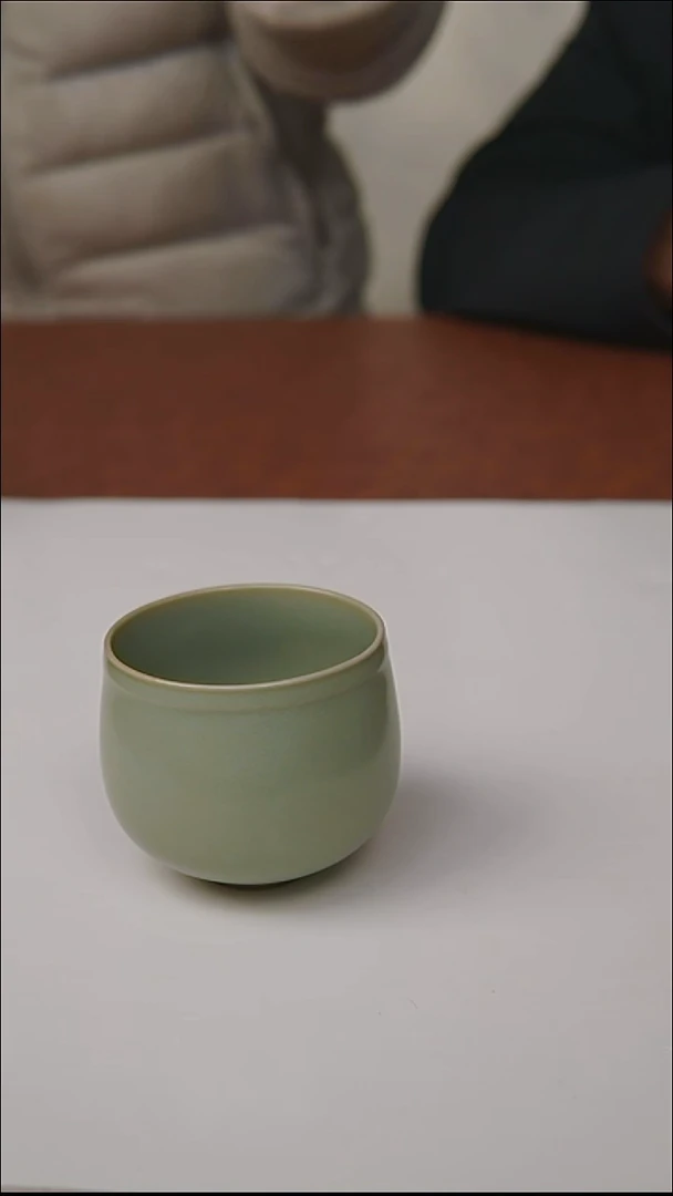 杯子瓷富山严选汝瓷，主人杯