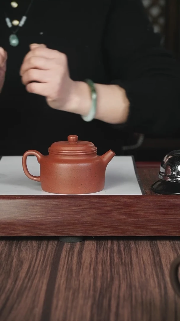 【闪购商品】紫砂茶壶老朱泥  德钟