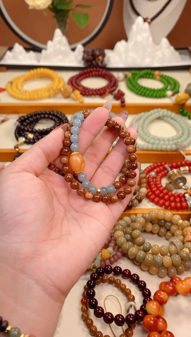 【闪购商品】库克手串蜜蜜蓝水库克双圈