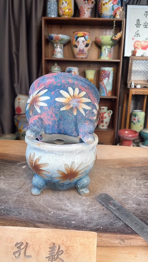 【闪购商品】摆件7-86口14高11   二个