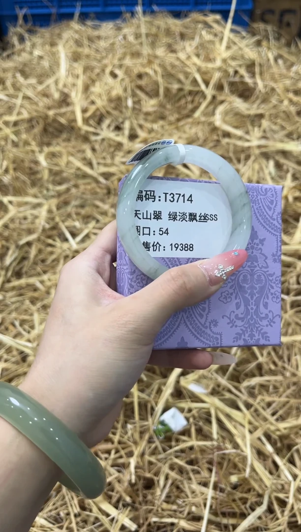未镶嵌手镯石英质玉T3714