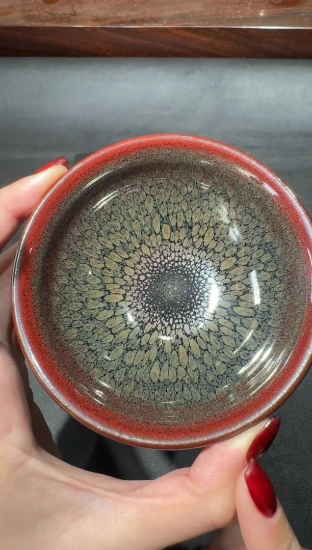 【闪购商品】茶盏建盏故事余旋鹧鸪斑28