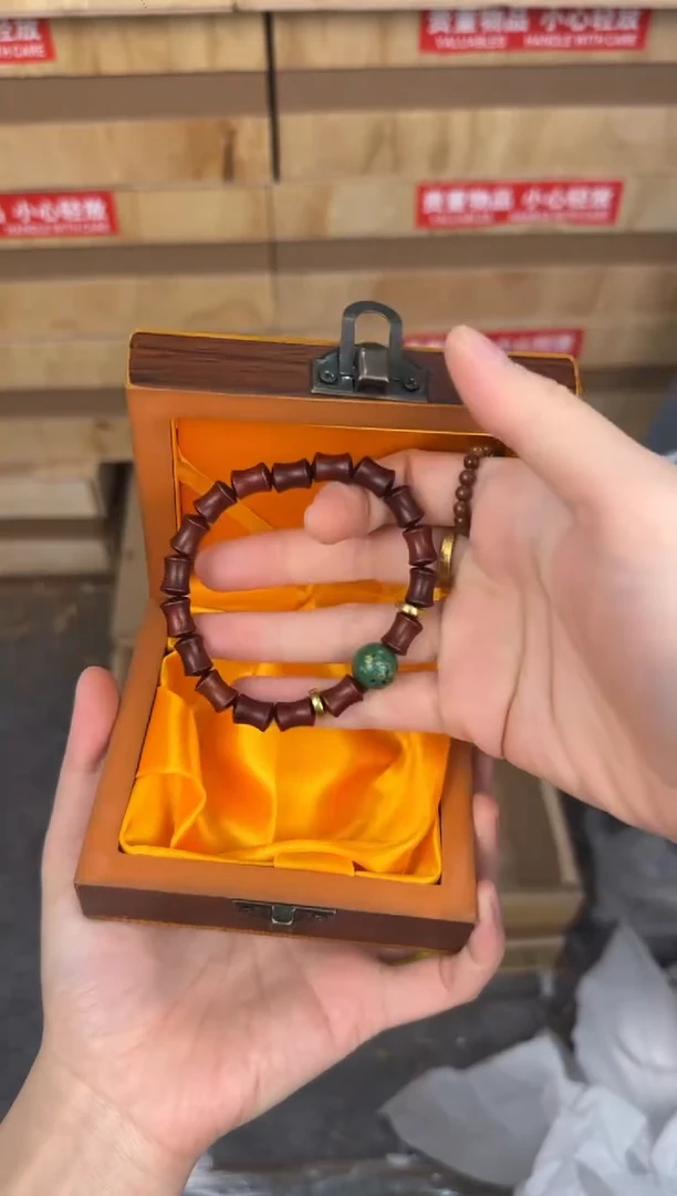 慈木器文玩阁血檀竹节链接@@SP084