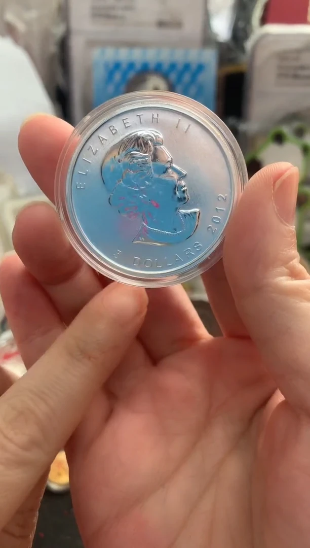 纯银JND麋鹿银币LI