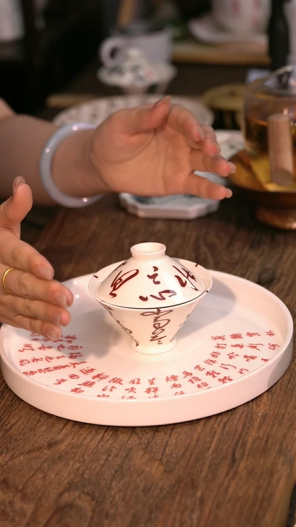 【斗笠杯】原创手工手绘茶器