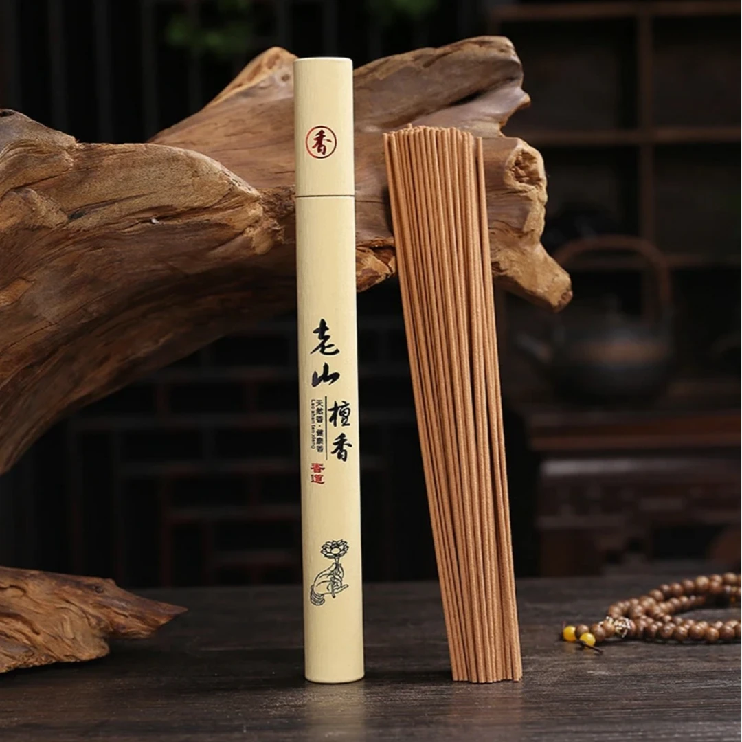 【枫华堂】印度迈索尔老山檀纯天然线香檀香松塔纯天然线香家用香室