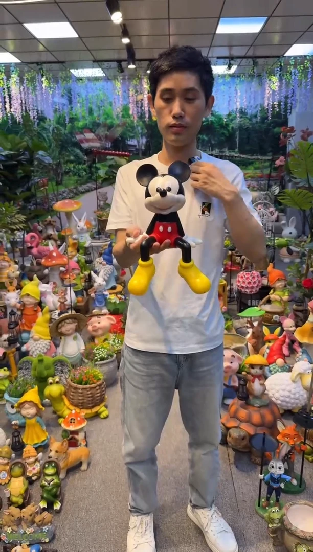 无花朵花园庭院摆件&00&