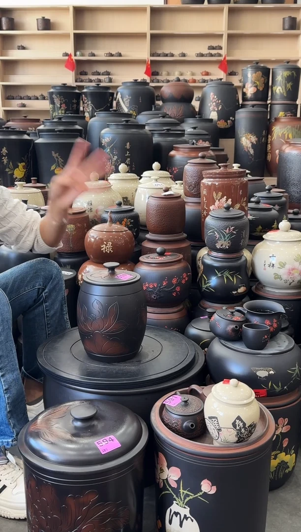 罐微瑕线雕小罐516