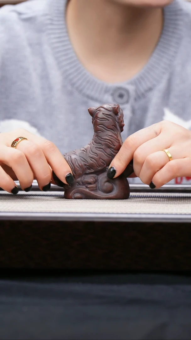 【闪购商品】紫砂茶壶茶周边   上山老虎