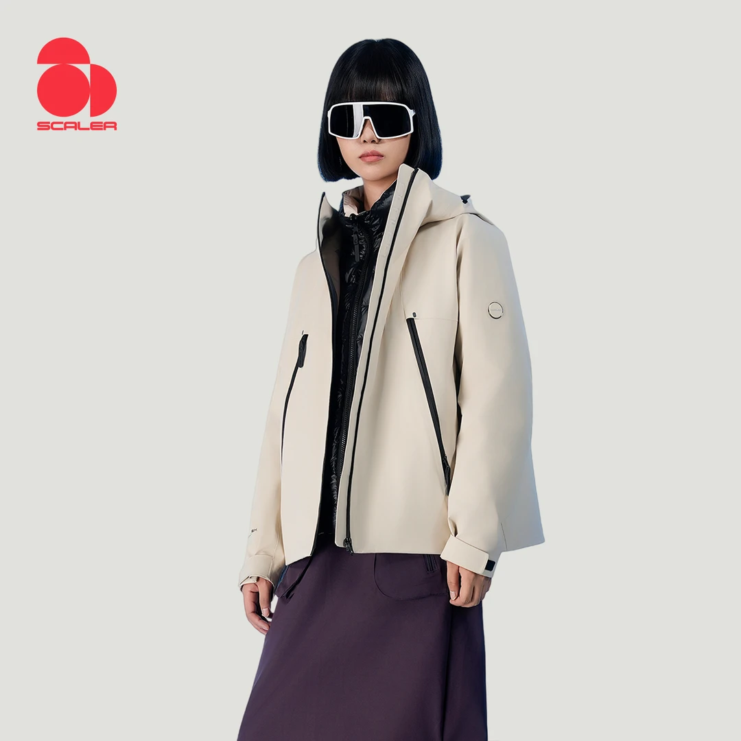 思凯乐暴走甲25秋冬新款四合一鹅绒内胆冲锋衣防风防水保暖外套