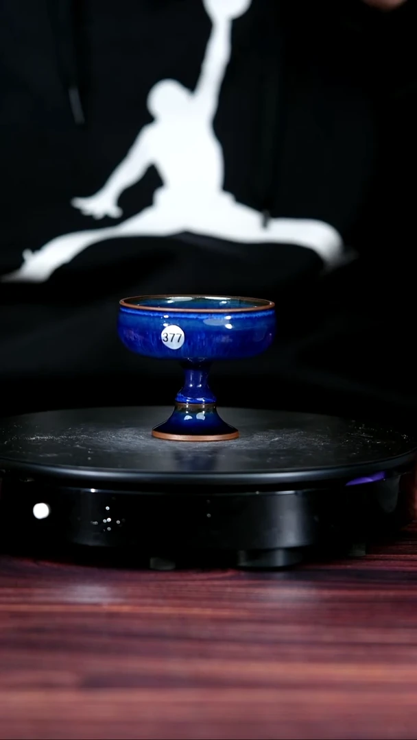 377#崔小宁一级品原矿钧瓷主人杯