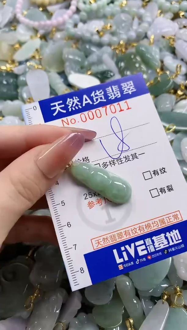 颈饰未镶嵌翡翠天然A货翡翠