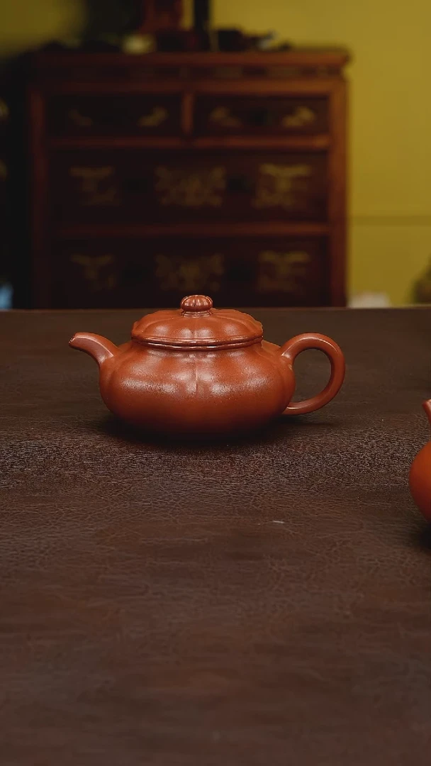茶壶紫砂薄胎葵仿古