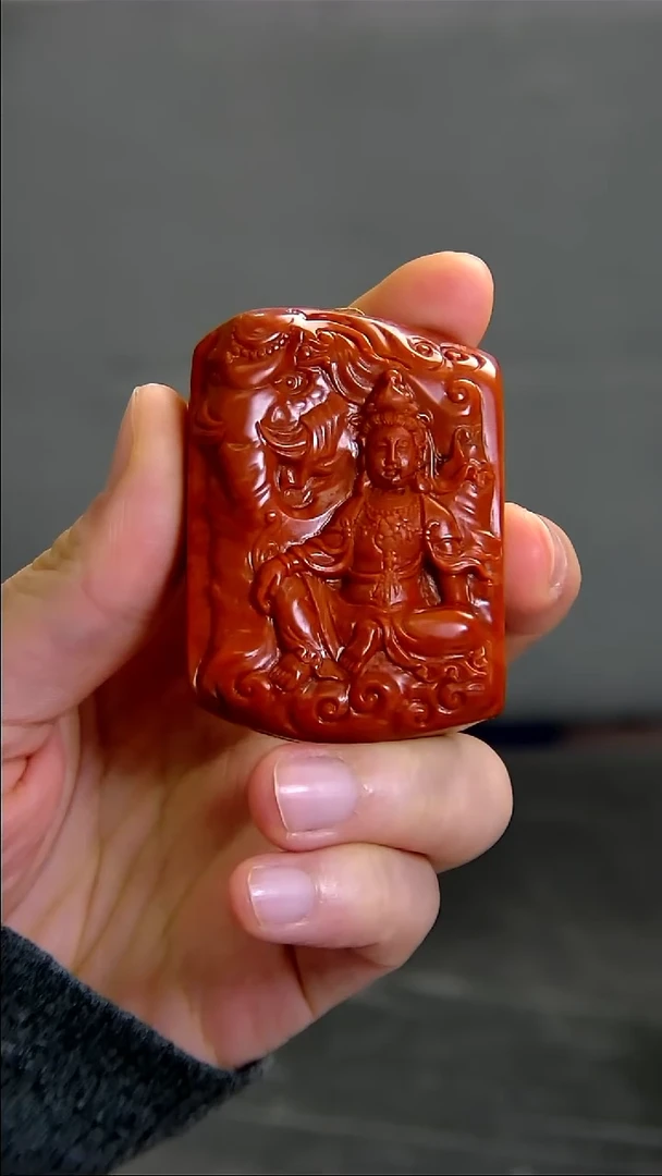 未镶嵌雕刻南红玛瑙005ZB1202产品一个