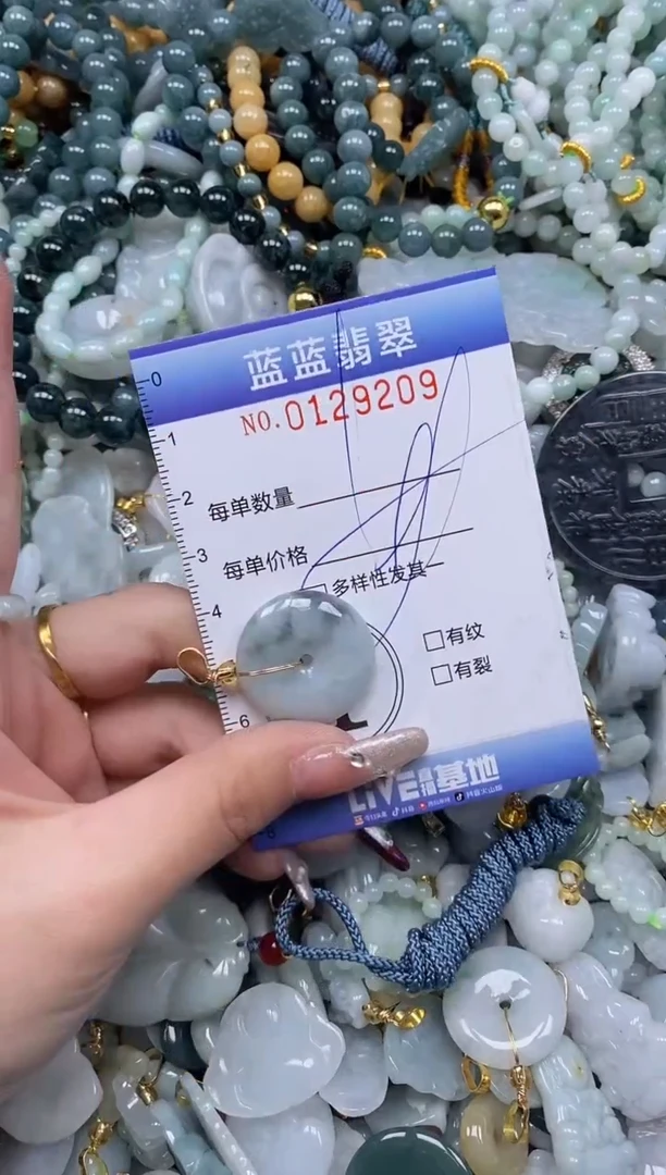 【闪购商品】翡翠颈饰未镶嵌闪购0129209多样性发其一