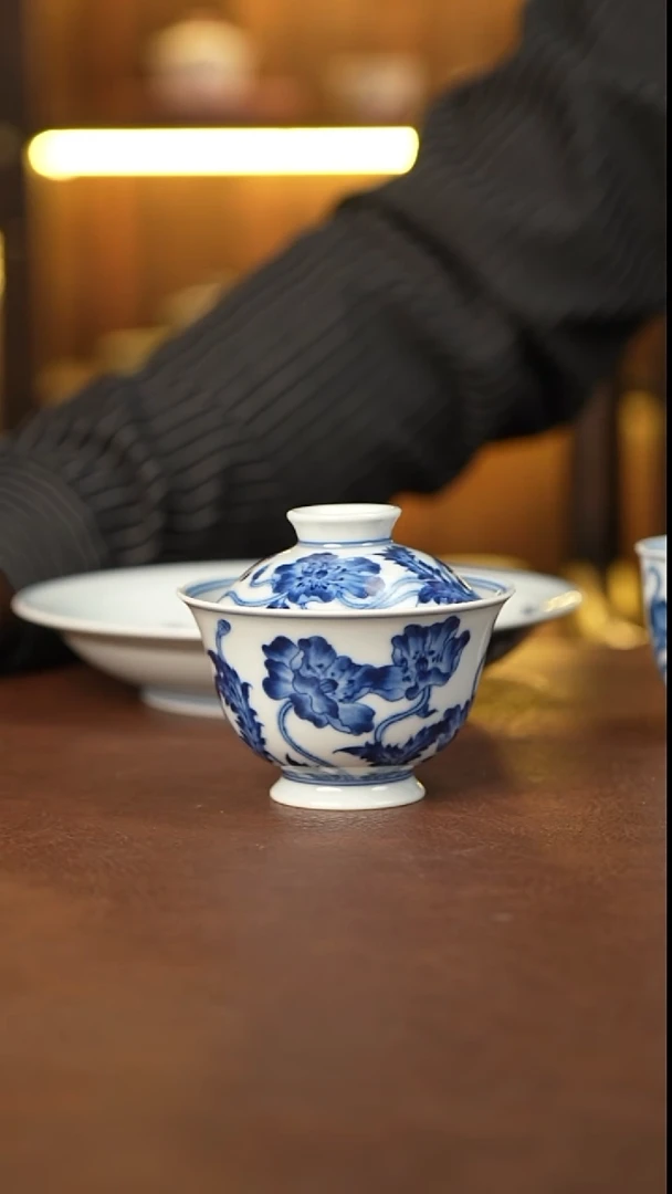 ?*丁景德镇手工手绘杯